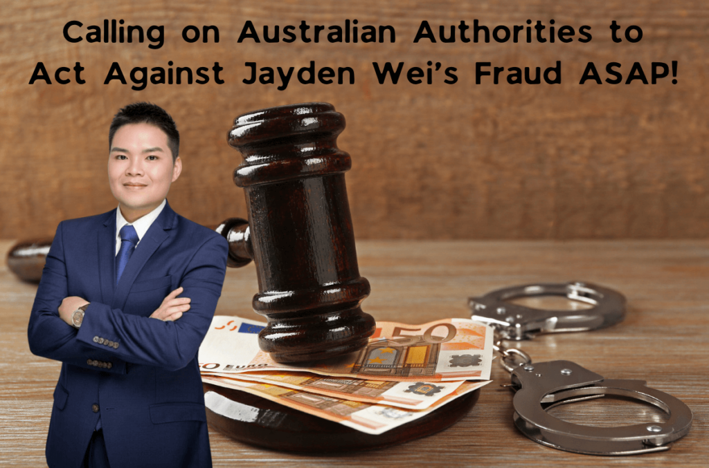 Concerned about the impact of Jayden Wei’s fraudulent activities on investors in Australia